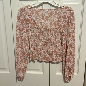 SHEIN flower blouse